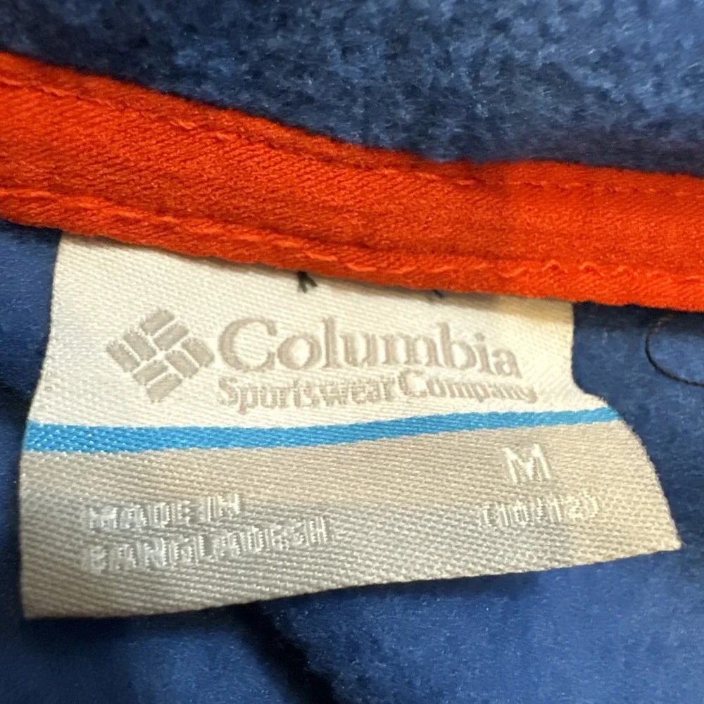 Columbia Youth Med Sequoia Grove Half Zip‎ Fleece, Mountain Blue/Collegiate Navy